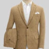 Naples Tuscan Sun Tweed Suit -Elite Attire Store naplestuscansuntweedsuitlook