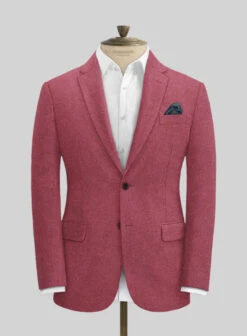 Naples Venetian Pink Tweed Suit -Elite Attire Store naplesvenetianpinktweedsuitlook 2