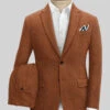 Naples Cosmic Tan Tweed Suit 2 Naples Cosmic Tan Tweed Suit -Elite Attire Store naplscsmictantwdsuitlk