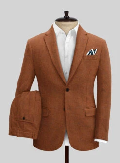 Naples Cosmic Tan Tweed Suit
