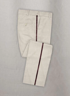 Napolean Wool Muted Beige Tuxedo Suit -Elite Attire Store napmutedbeigwltuxsuitlok 2