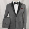 Napolean Gray Wool Tuxedo Suit -Elite Attire Store napograywltuxsuitlook af07a9e1 d3fd 4270 ba69 779eb9d16be5
