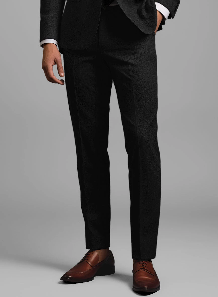 Napolean Black Wool Tuxedo Suit 7 Napolean Black Wool Tuxedo Suit - Image 5