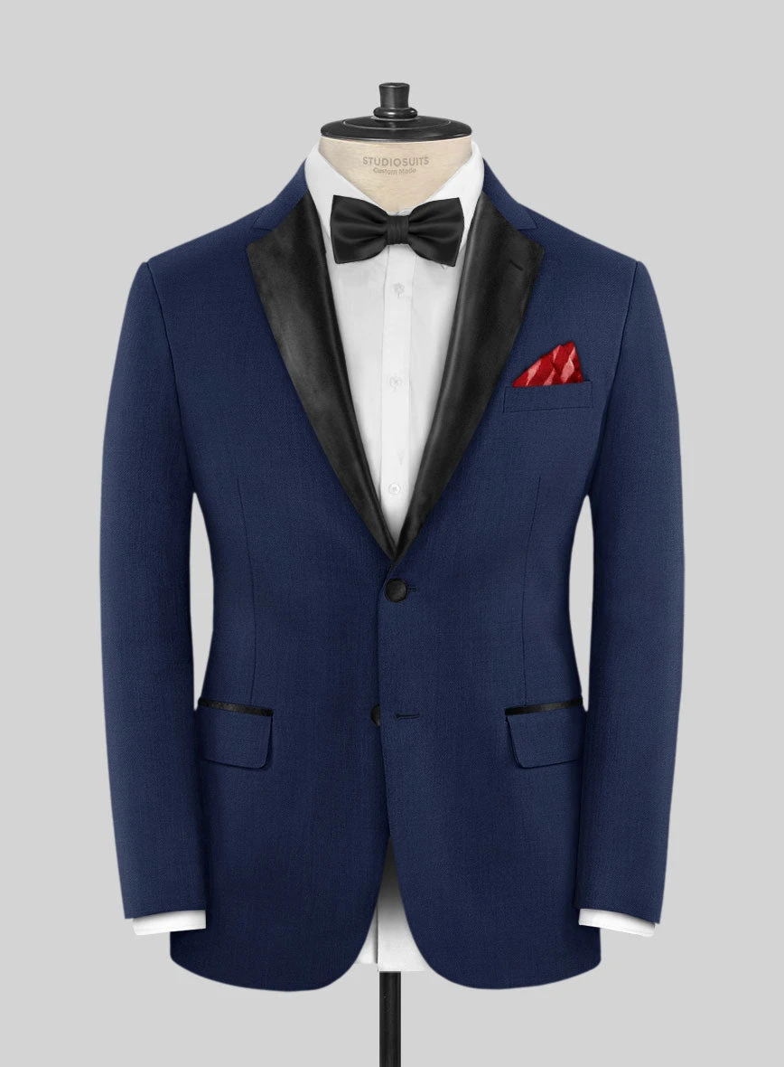 Napolean Bottle Blue Wool Tuxedo Suit 4 Napolean Bottle Blue Wool Tuxedo Suit - Image 2