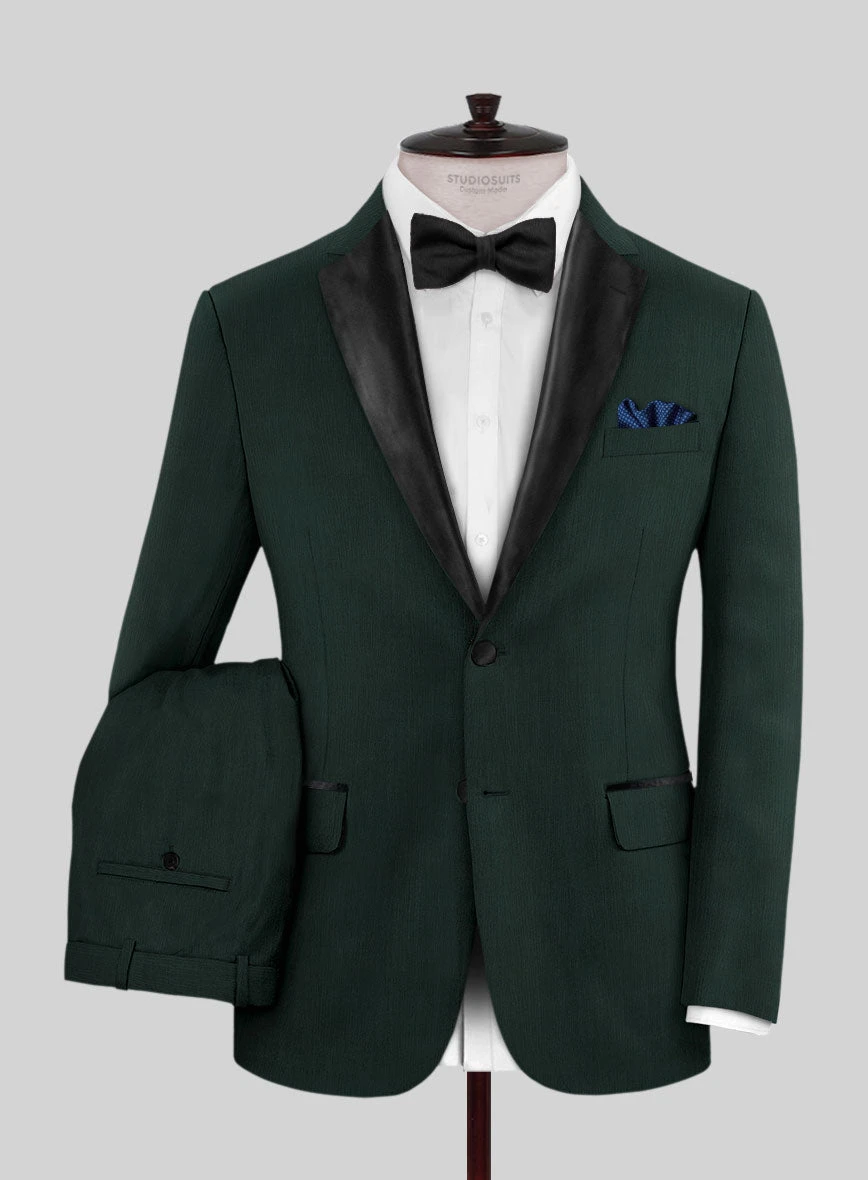 Napolean Intense Green Wool Tuxedo Suit 3 Napolean Intense Green Wool Tuxedo Suit