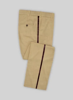 Napolean Khyber Khaki Wool Tuxedo Suit 12 Napolean Khyber Khaki Wool Tuxedo Suit -Elite Attire Store napoleankhyberkhakiwooltuxedosuitlk 2