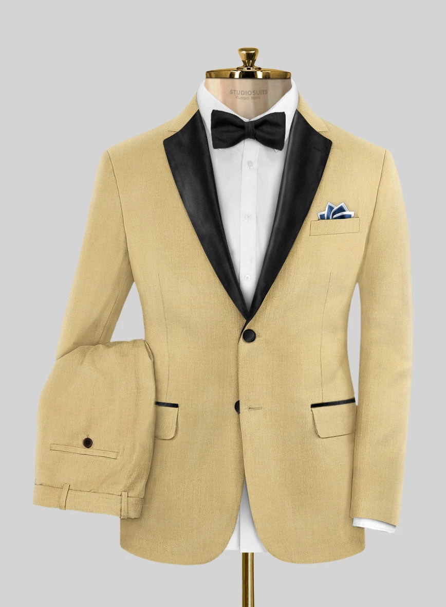 Napolean Old Khaki Wool Tuxedo Suit 3 Napolean Old Khaki Wool Tuxedo Suit