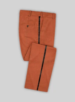 Napolean Runway Orange Wool Tuxedo Suit 12 Napolean Runway Orange Wool Tuxedo Suit -Elite Attire Store napoleanrunwayorangewooltuxsuitlok 2