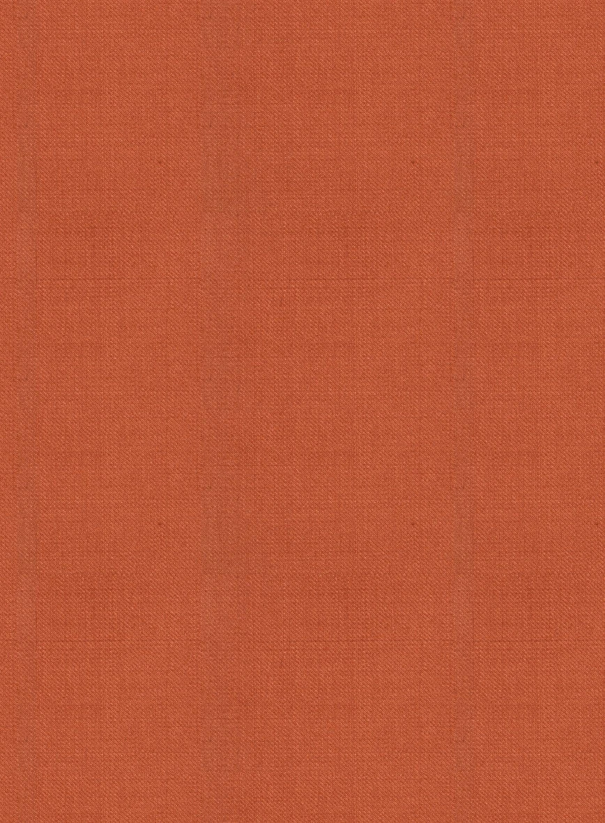 Napolean Runway Orange Wool Tuxedo Suit 6 Napolean Runway Orange Wool Tuxedo Suit - Image 4