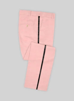 Napolean Runway Pink Wool Tuxedo Suit -Elite Attire Store napoleanrunwaypinkwooltuxsuitlk 2