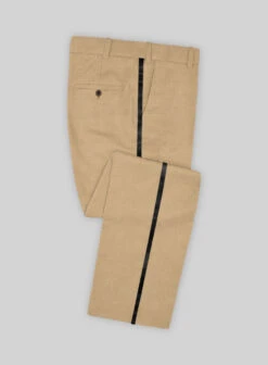 Napolean Stretch Dark Khaki Wool Tuxedo Suit 12 Napolean Stretch Dark Khaki Wool Tuxedo Suit -Elite Attire Store napoleanstretchdarkkhakiwooltuxedosuitlk 2