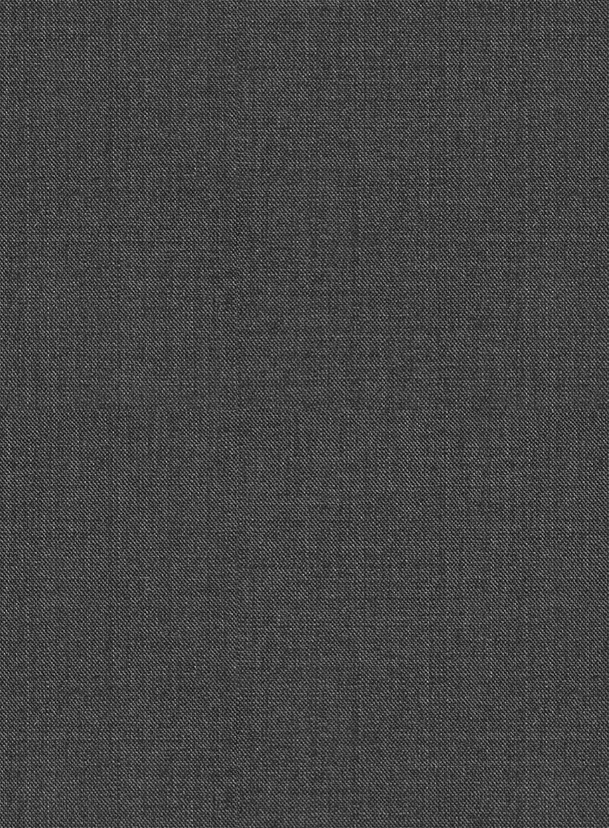 Napolean Mid Charcoal Wool Tuxedo Suit 6 Napolean Mid Charcoal Wool Tuxedo Suit - Image 4