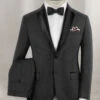 Napolean Stretch Charcoal Wool Tuxedo Suit