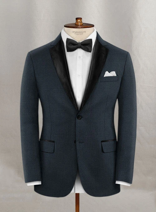 Napolean Stretch Sailor Blue Wool Tuxedo Suit 5 Napolean Stretch Sailor Blue Wool Tuxedo Suit - Image 3
