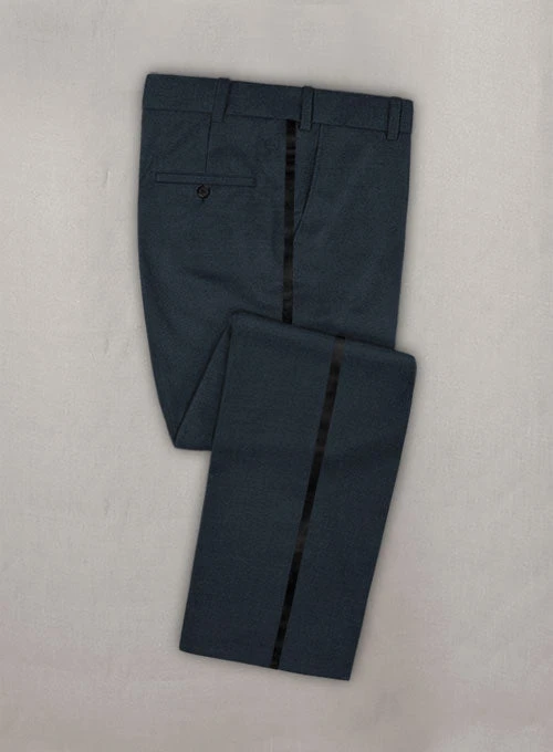 Napolean Stretch Sailor Blue Wool Tuxedo Suit 6 Napolean Stretch Sailor Blue Wool Tuxedo Suit - Image 4