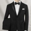 Napolean York Black Wool Tuxedo Suit -Elite Attire Store napyorkblkwltuxsuitlok 12db2bf0 87b4 489a 946f a1b32461ea38