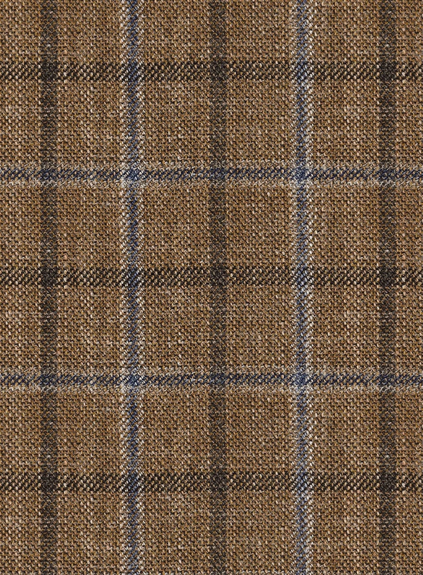 Noble Giancarlo Brown Wool Silk Linen Pants 5 Noble Giancarlo Brown Wool Silk Linen Pants - Image 3