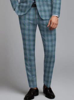 Front Page -Elite Attire Store noblerosalindacheckxottonsilklinenpantlook 1