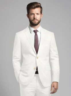 Reda Ivory Pure Wool Suit -Elite Attire Store redaivorypurewoolsuitlook 3