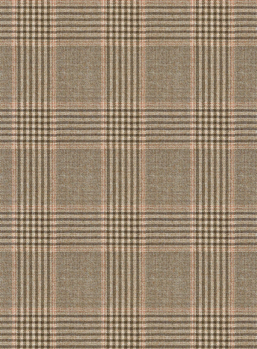 Reda Pale Brown Checks Wool Suit 8 Reda Pale Brown Checks Wool Suit - Image 6