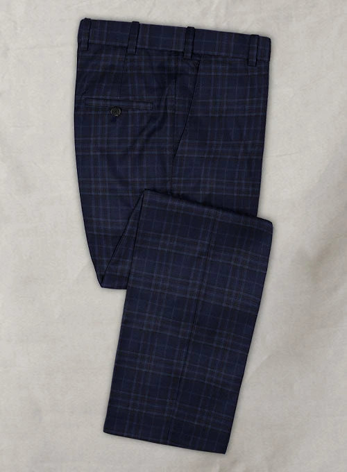 Reda Port Blue Checks Wool Suit 8 Reda Port Blue Checks Wool Suit - Image 6