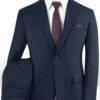 Reda Seal Blue Pure Wool Suit -Elite Attire Store redasealbluepuwoolsuitlook