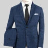 Reda Tory Blue Checks Wool Suit 2 Reda Tory Blue Checks Wool Suit -Elite Attire Store redatorybluecheckswooldsuitlk