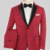 Red Tuxedo Suit 2 Red Tuxedo Suit -Elite Attire Store redtuxedosuitlook