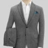 Rope Weave Gray Tweed Suit -Elite Attire Store ropeweavegrytwdsuitlk