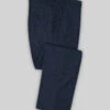 Royal Blue Denim Tweed Pants