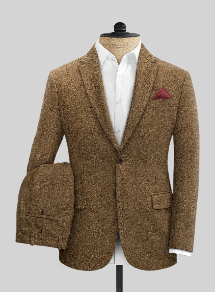 Royal Brown Heavy Tweed Suit 3 Royal Brown Heavy Tweed Suit
