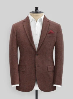 Mute Wine Herringbone Tweed Suit 12 Mute Wine Herringbone Tweed Suit -Elite Attire Store royalwneherrngbntwdsuitlk 2