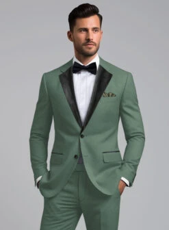 Sage Green Tuxedo Suit -Elite Attire Store sagegreentuxedosuitlook 3