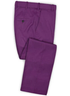 Scabal Hot Purple Wool Suit -Elite Attire Store scabalhotpurplewoolsuitlook 2