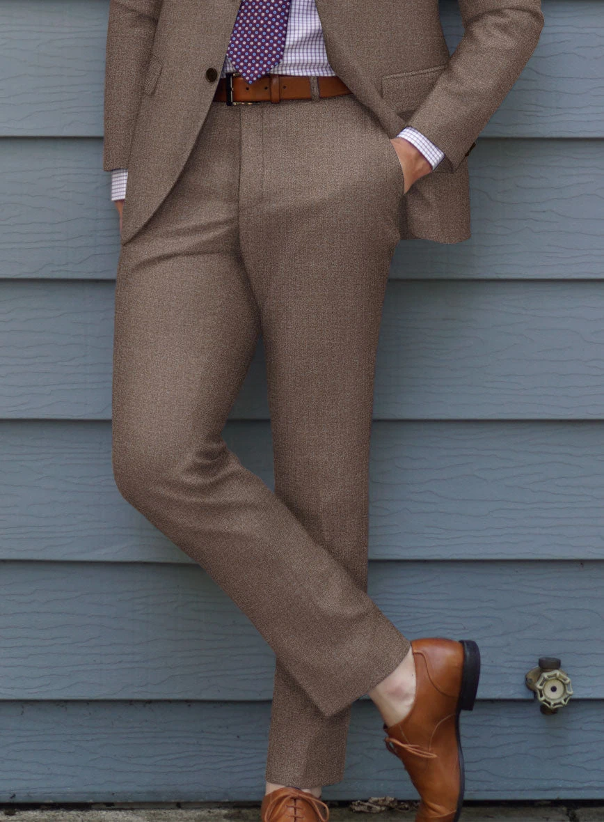 Scabal Walnut Brown Wool Suit 6 Scabal Walnut Brown Wool Suit - Image 4