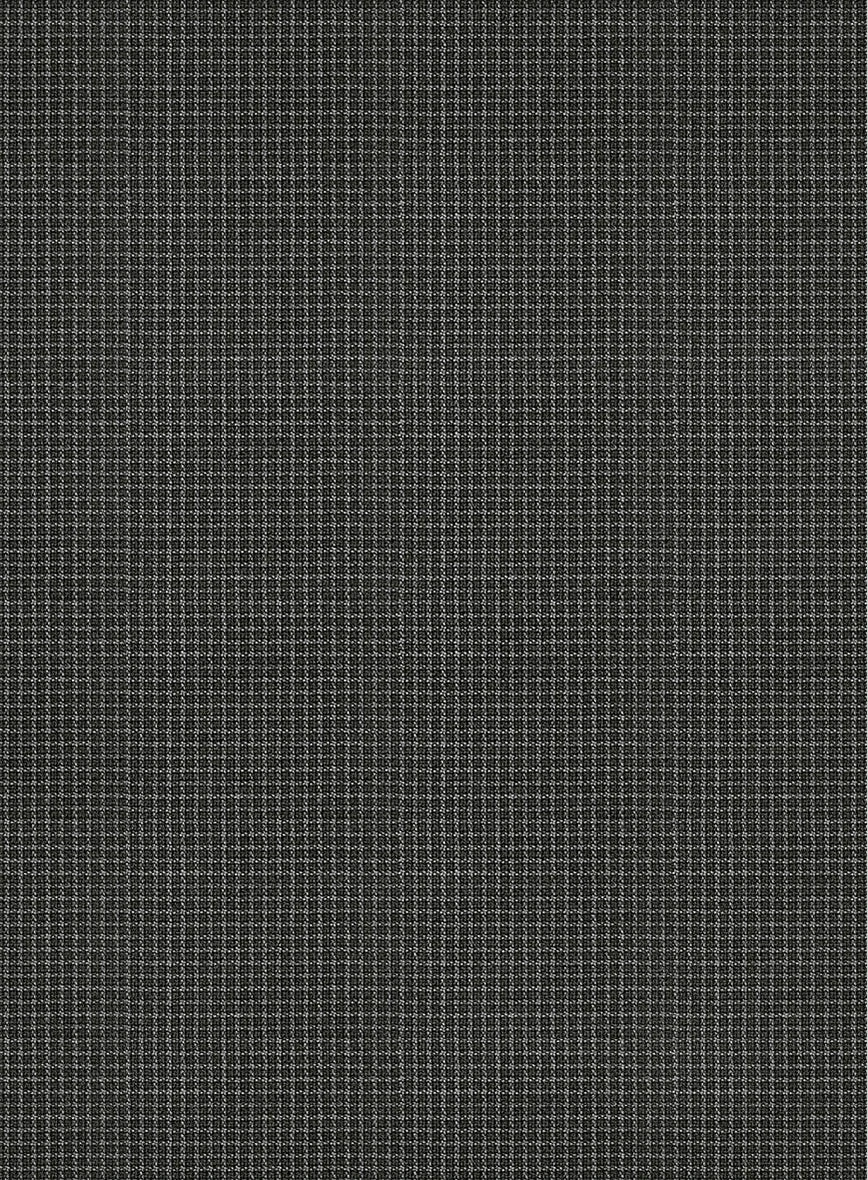 Scabal Londoner Adiel Grid Gray Wool Suit 8 Scabal Londoner Adiel Grid Gray Wool Suit - Image 6