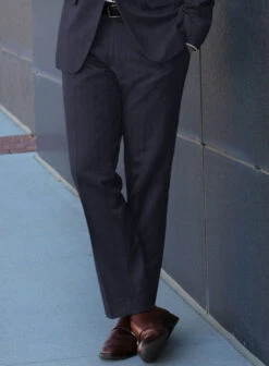 Scabal Londoner Manpa Stripe Blue Wool Suit -Elite Attire Store scaballondonermanpastripebluewoolsuitlk 3