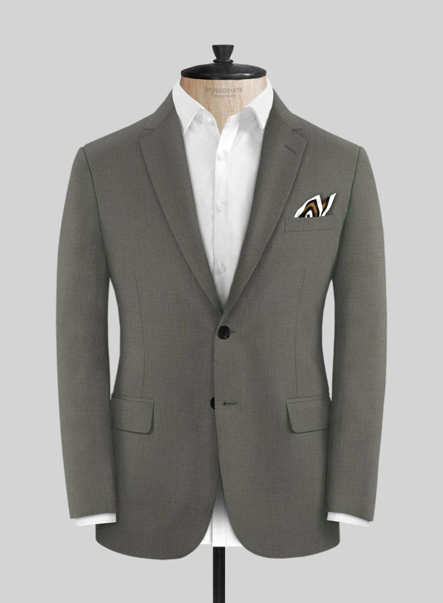 Scabal Olive Wool Suit 5 Scabal Olive Wool Suit - Image 3