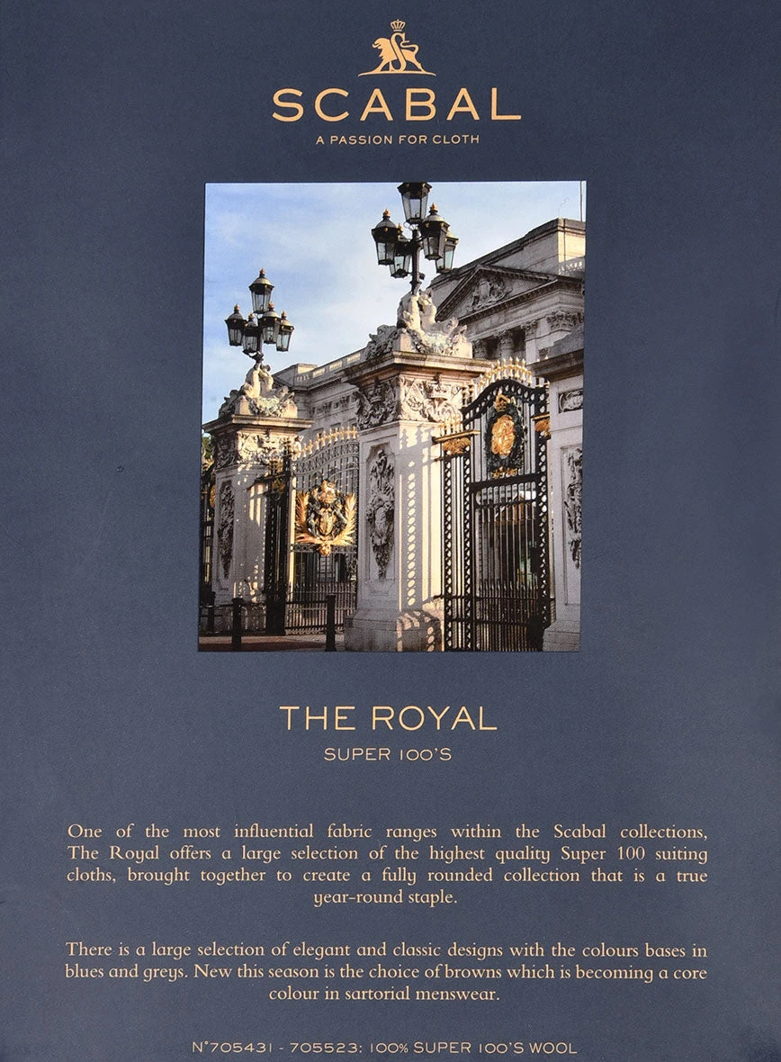 Scabal Merigo Denim Blue Wool Suit 11 Scabal Merigo Denim Blue Wool Suit - Image 9