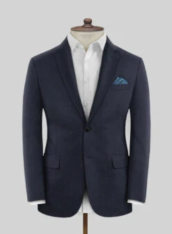 Scabal Tornado Rez Blue Wool Suit -Elite Attire Store scabaltornadorezbluewoolsuitlk 2