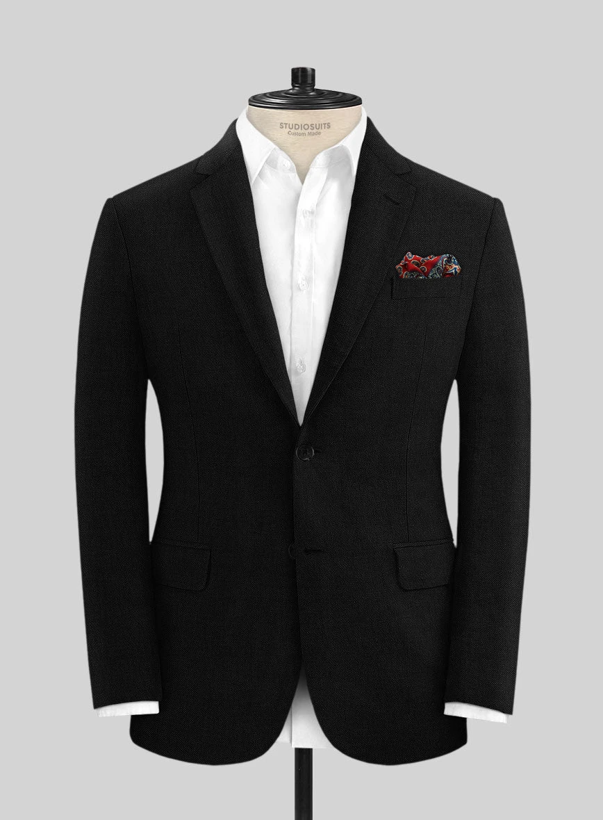 Solbiati Art Du Lin Black Linen Suit 5 Solbiati Art Du Lin Black Linen Suit - Image 3