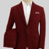 Solbiati Art Du Lin Rustic Red Linen Suit -Elite Attire Store solbiatiartdulinrusticredlinensuitlk