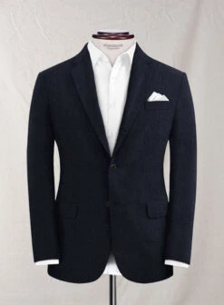 Solbiati Dark Blue Linen Suit -Elite Attire Store solbiatidarkbluelinensuitlook 1 28b511f8 c17b 4b8b a0a1 5a6e7879ad5e
