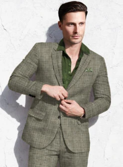 Solbiati Linen Gespar Suit -Elite Attire Store solbiatilinengesparsuitlk 3