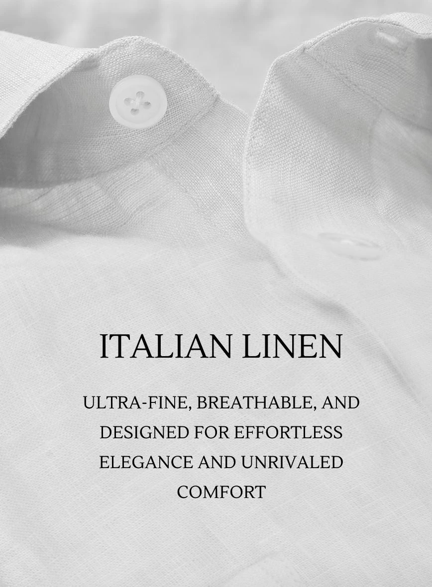 Italian Linen Cormen Shirt 6 Italian Linen Cormen Shirt - Image 4