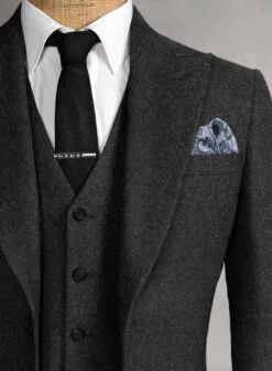 Peaky Blinders Suit - Thomas Shelby - Charcoal Tweed 13 Peaky Blinders Suit - Thomas Shelby - Charcoal Tweed -Elite Attire Store tspbcharcoaltweedsuit 1