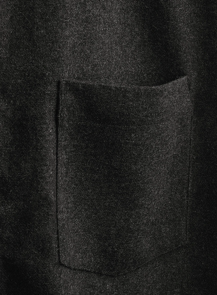 Light Weight Hamburg Charcoal Tweed Shirt 6 Light Weight Hamburg Charcoal Tweed Shirt - Image 4