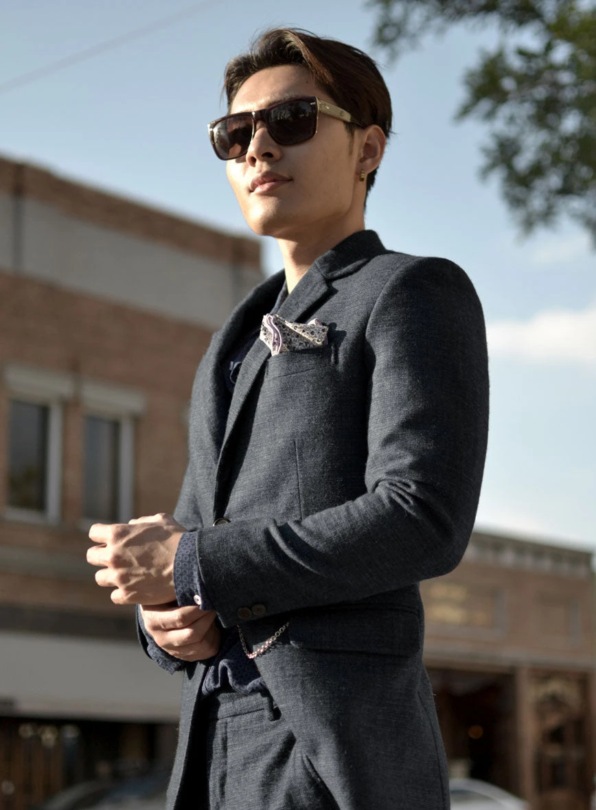 Vintage Glasgow Blue Tweed Suit 5 Vintage Glasgow Blue Tweed Suit - Image 3