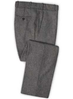 Vintage Gray Macro Weave Tweed Suit -Elite Attire Store vingraymacwetwsuitlook 3