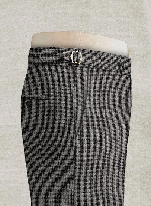 Vintage Gray Macro Weave Highland Tweed Trousers 7 Vintage Gray Macro Weave Highland Tweed Trousers - Image 5